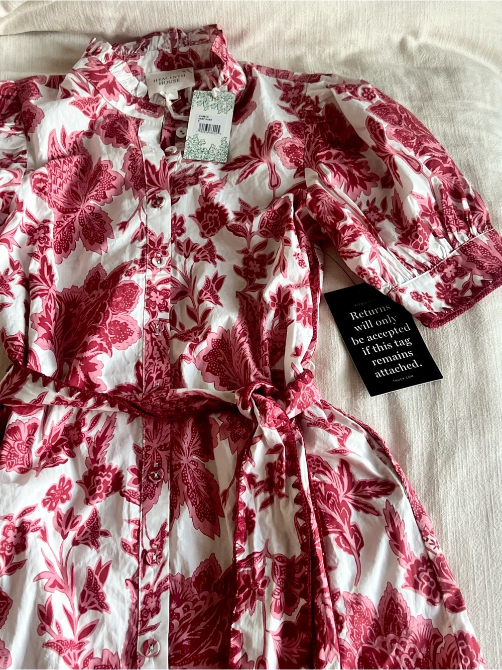 HYACINTH HOUSE Deep Rose Floral Maxi Dress - Picture 3 of 9